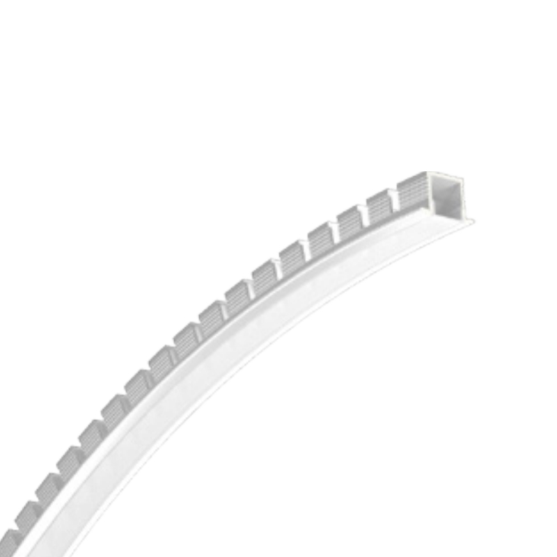 UD Series 1212 Small Flanged Curved LED Profile - For 10mm LED Strip